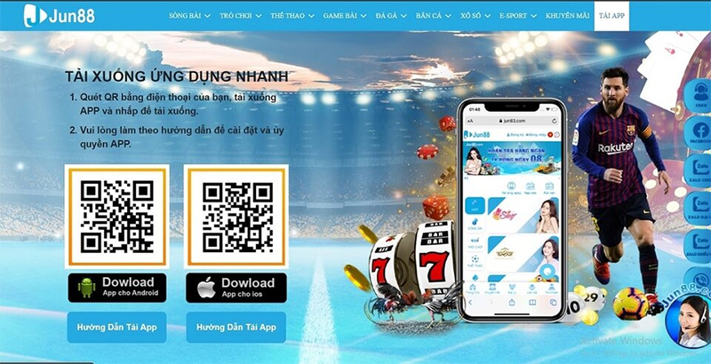 Trải nghiệm về App Casino Jun88 như thế nào?